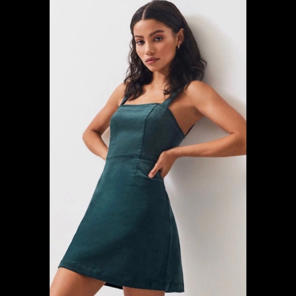 PacSun Emerald Corduroy Minidress